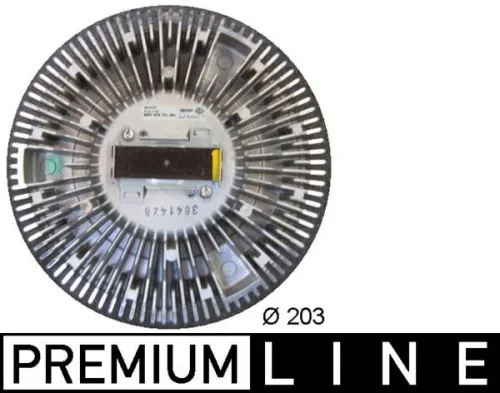 Clutch, radiator fan