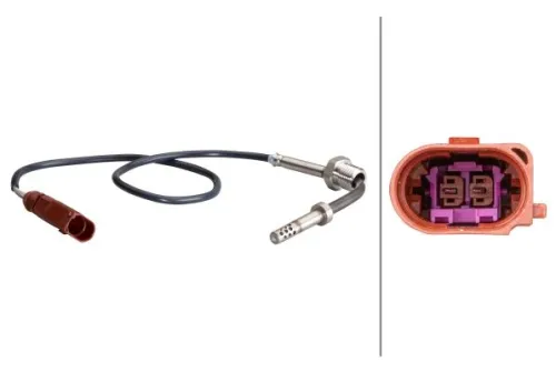 Sensor, exhaust gas temperature