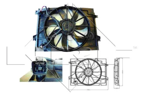Fan, engine cooling