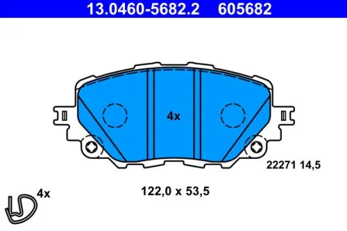 Brake Pad Set, disc brake