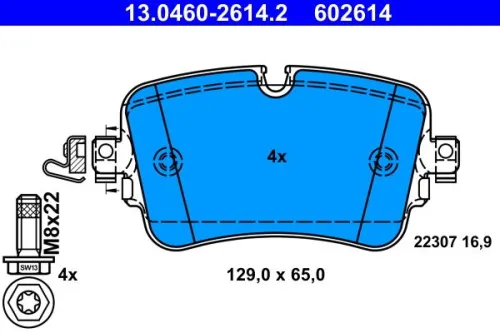 Brake Pad Set, disc brake