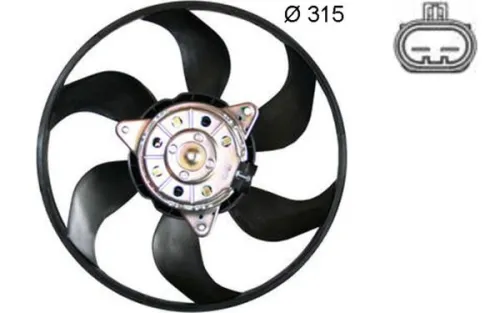 Fan, engine cooling