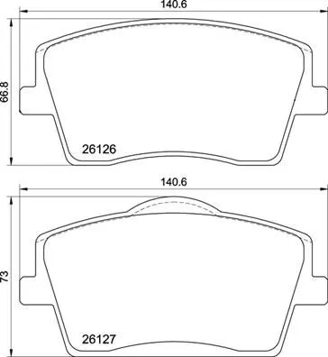 Brake Pad Set, disc brake