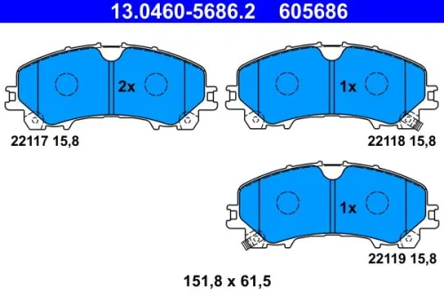 Brake Pad Set, disc brake