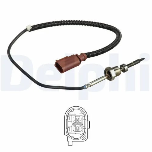 Sensor, exhaust gas temperature