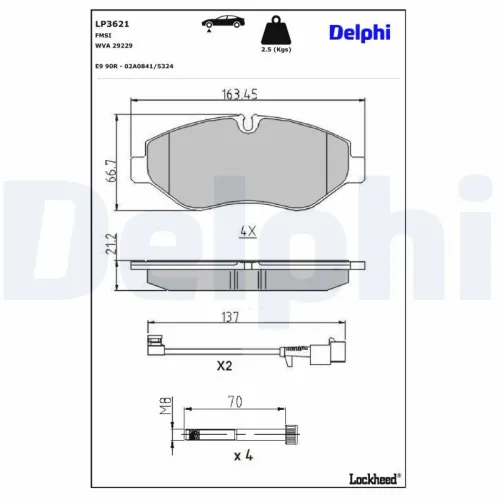 Brake Pad Set, disc brake