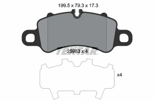 Brake Pad Set, disc brake