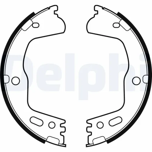 Brake Shoe Set, parking brake