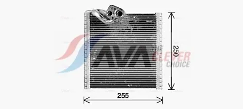 Evaporator, air conditioning