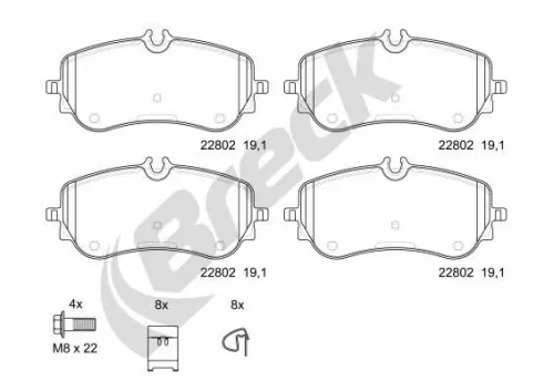 Brake Pad Set, disc brake