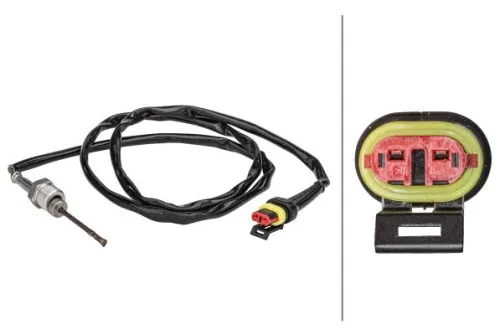 Sensor, exhaust gas temperature