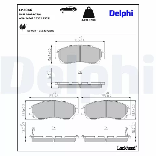 Brake Pad Set, disc brake