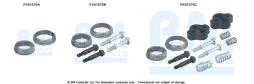 Mounting Kit, catalytic converter