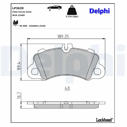 Brake Pad Set, disc brake