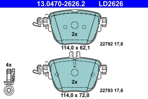 Brake Pad Set, disc brake