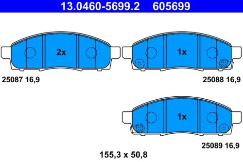 Brake Pad Set, disc brake