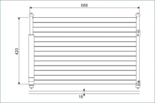 Condenser, air conditioning