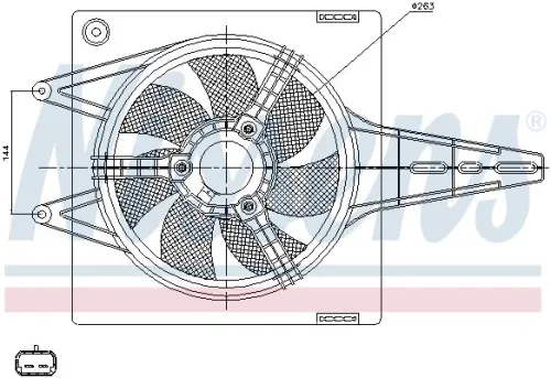 Fan, engine cooling