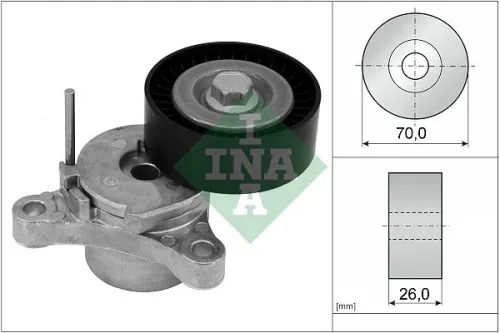 Belt Tensioner, V-ribbed belt