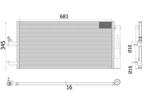Condenser, air conditioning