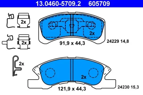 Brake Pad Set, disc brake