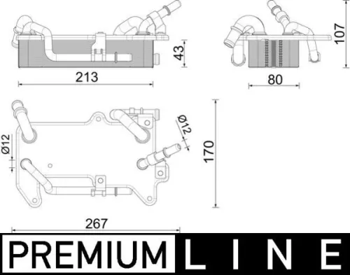 Oil Cooler, automatic transmission