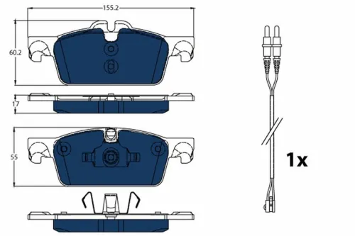 Brake Pad Set, disc brake