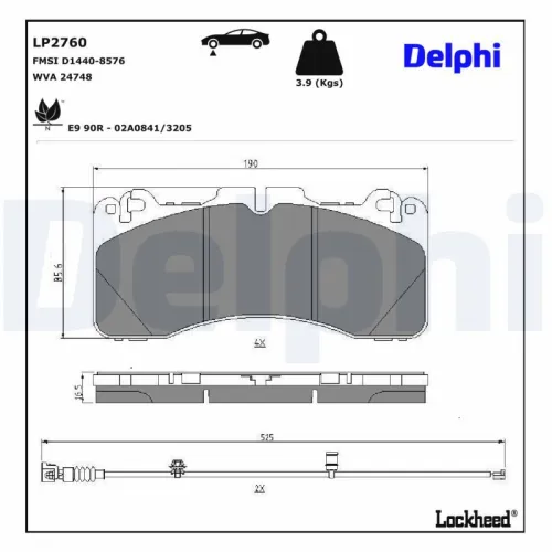 Brake Pad Set, disc brake