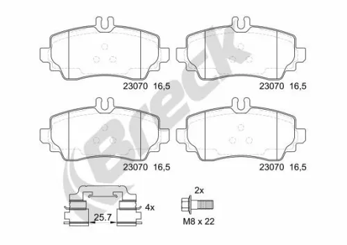 Brake Pad Set, disc brake