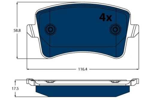 Brake Pad Set, disc brake