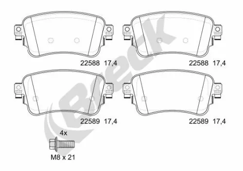 Brake Pad Set, disc brake