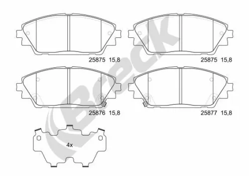 Brake Pad Set, disc brake