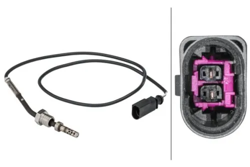 Sensor, exhaust gas temperature