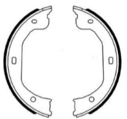 Brake Shoe Set, parking brake