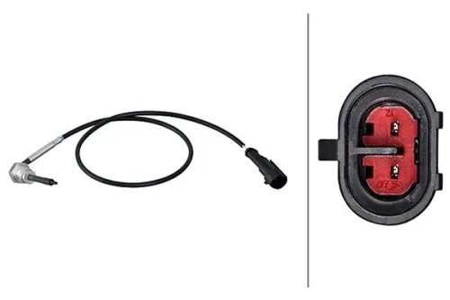 Sensor, exhaust gas temperature