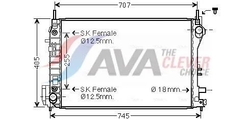 Radiator, engine cooling