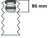 Dust Cover Kit, shock absorber