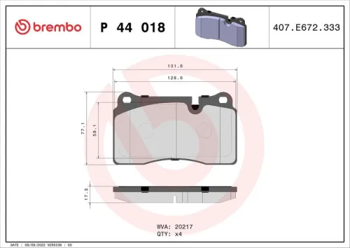 Brake Pad Set, disc brake