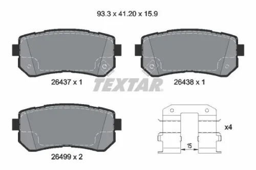 Brake Pad Set, disc brake