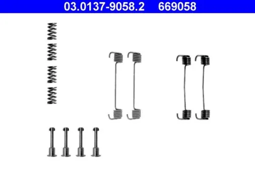 Accessory Kit, parking brake shoes