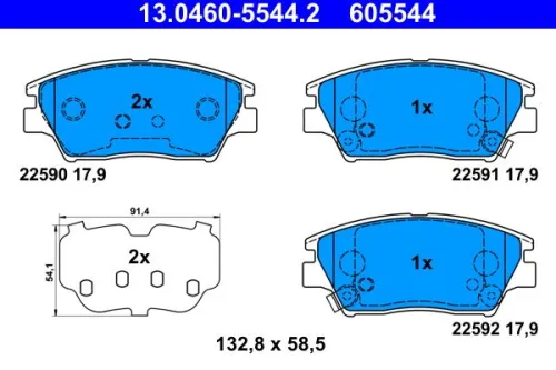 Brake Pad Set, disc brake