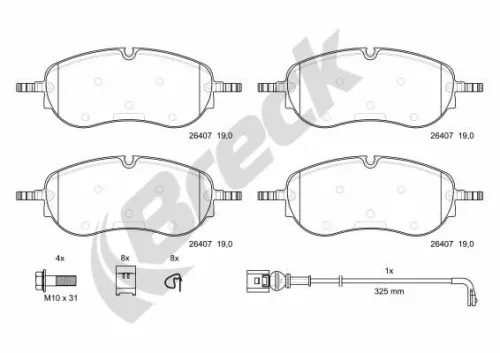 Brake Pad Set, disc brake