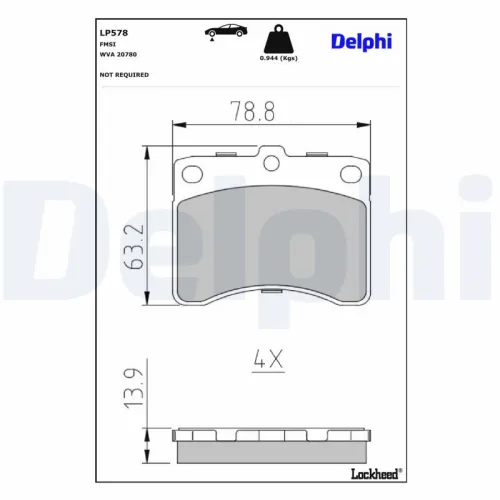 Brake Pad Set, disc brake