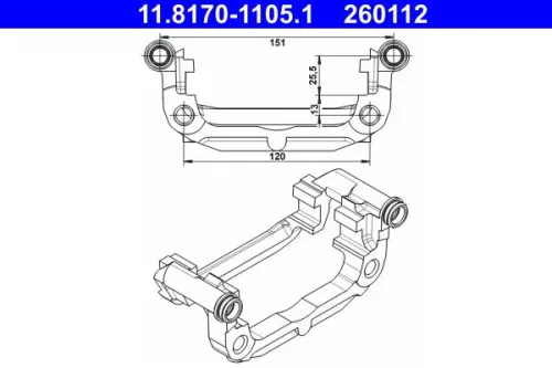 Bracket, brake caliper