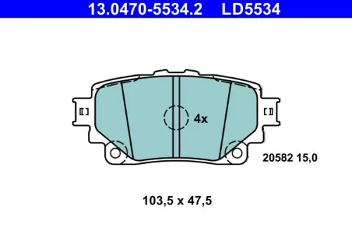 Brake Pad Set, disc brake
