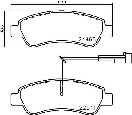 Brake Pad Set, disc brake