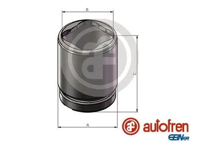 Piston, brake caliper