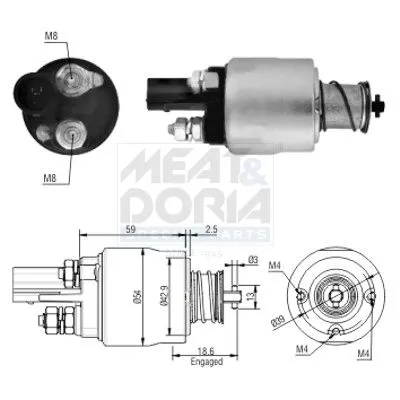 Solenoid Switch, starter
