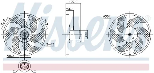 Fan, engine cooling