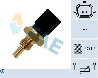 Sensor, coolant temperature